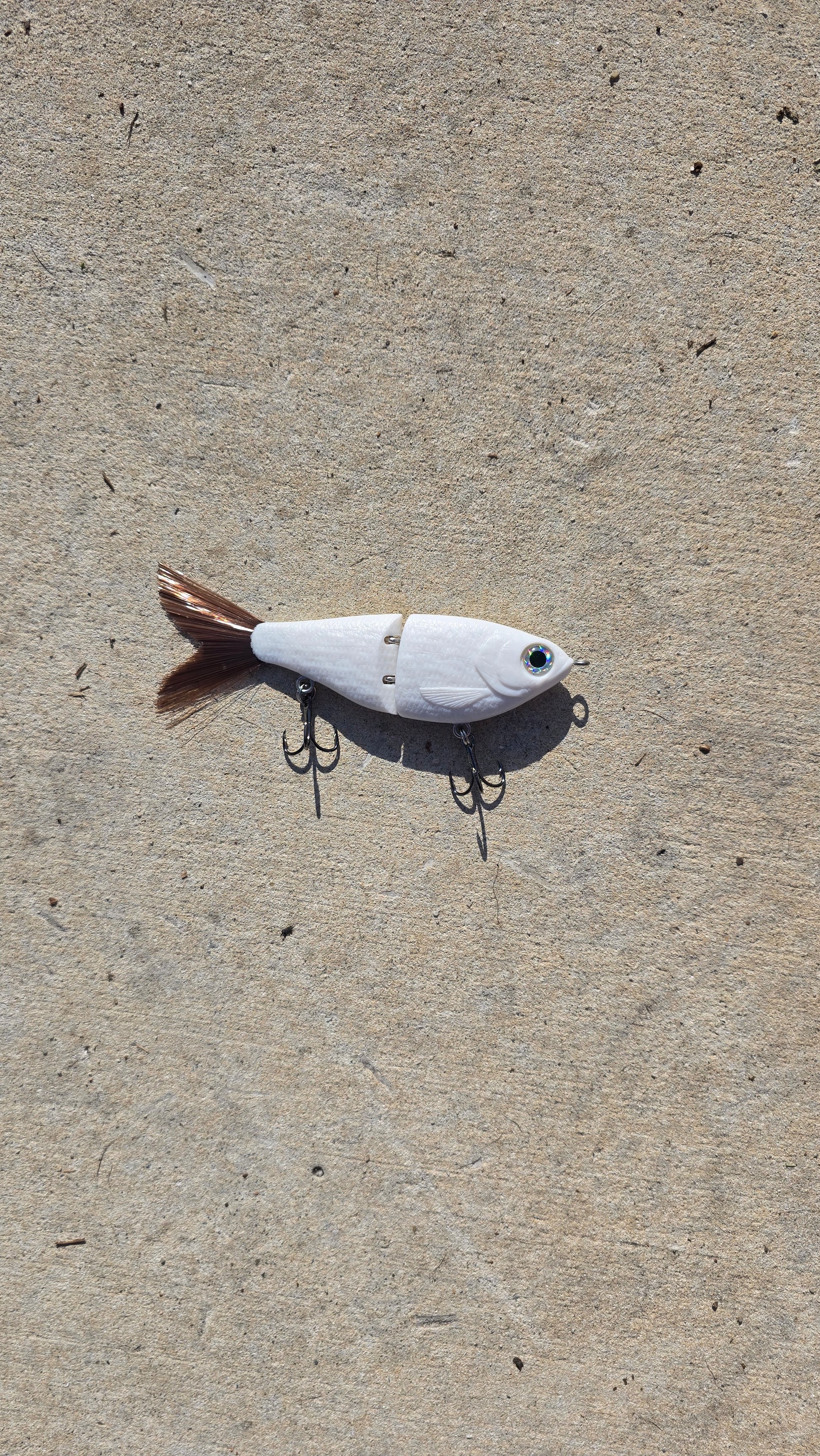 4 inch bone glide bait