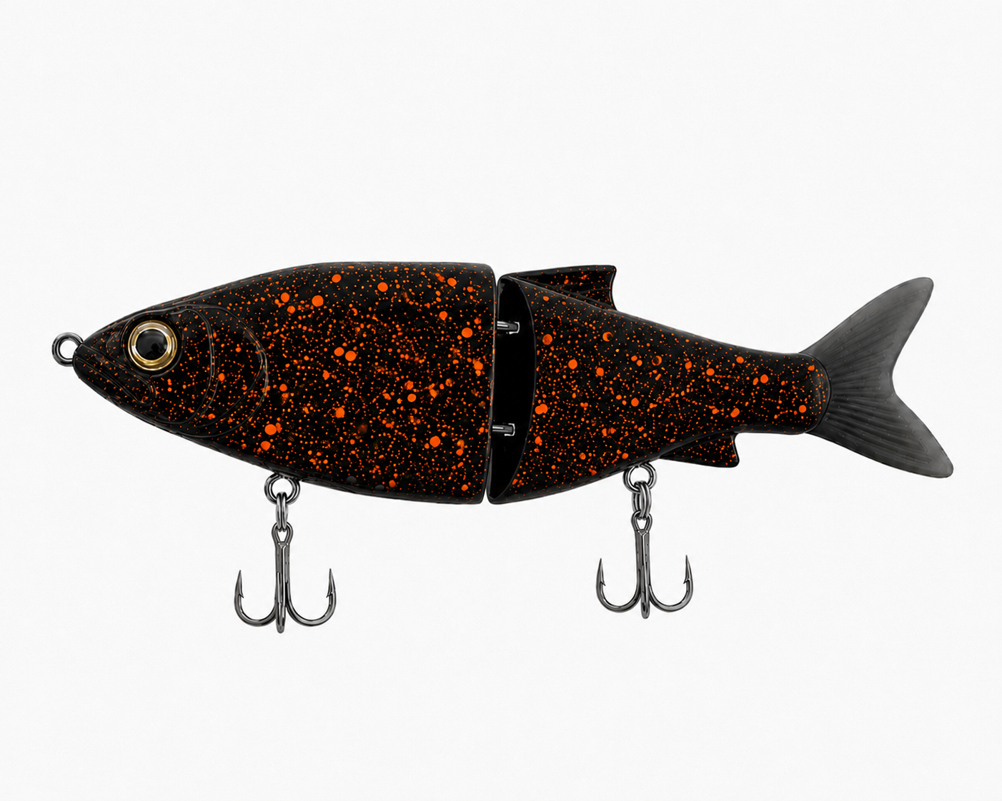 5 inch red splatter glide bait