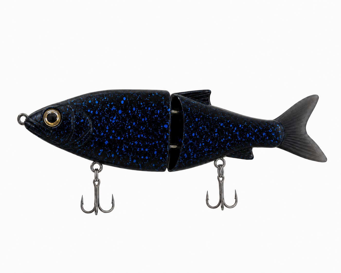 5 inch blue splatter glide bait