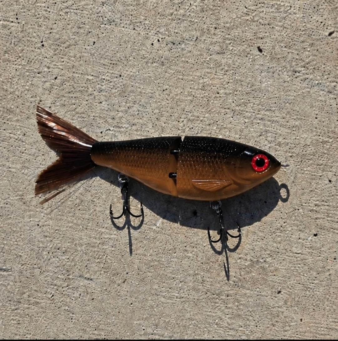 4 inch mud minnow glide bait