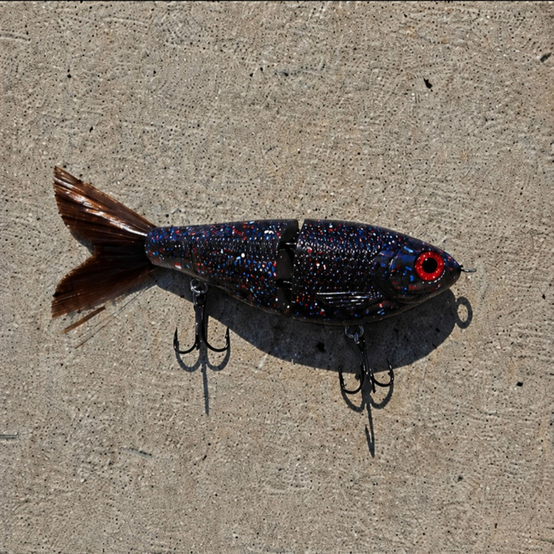 4 inch patriot glide bait
