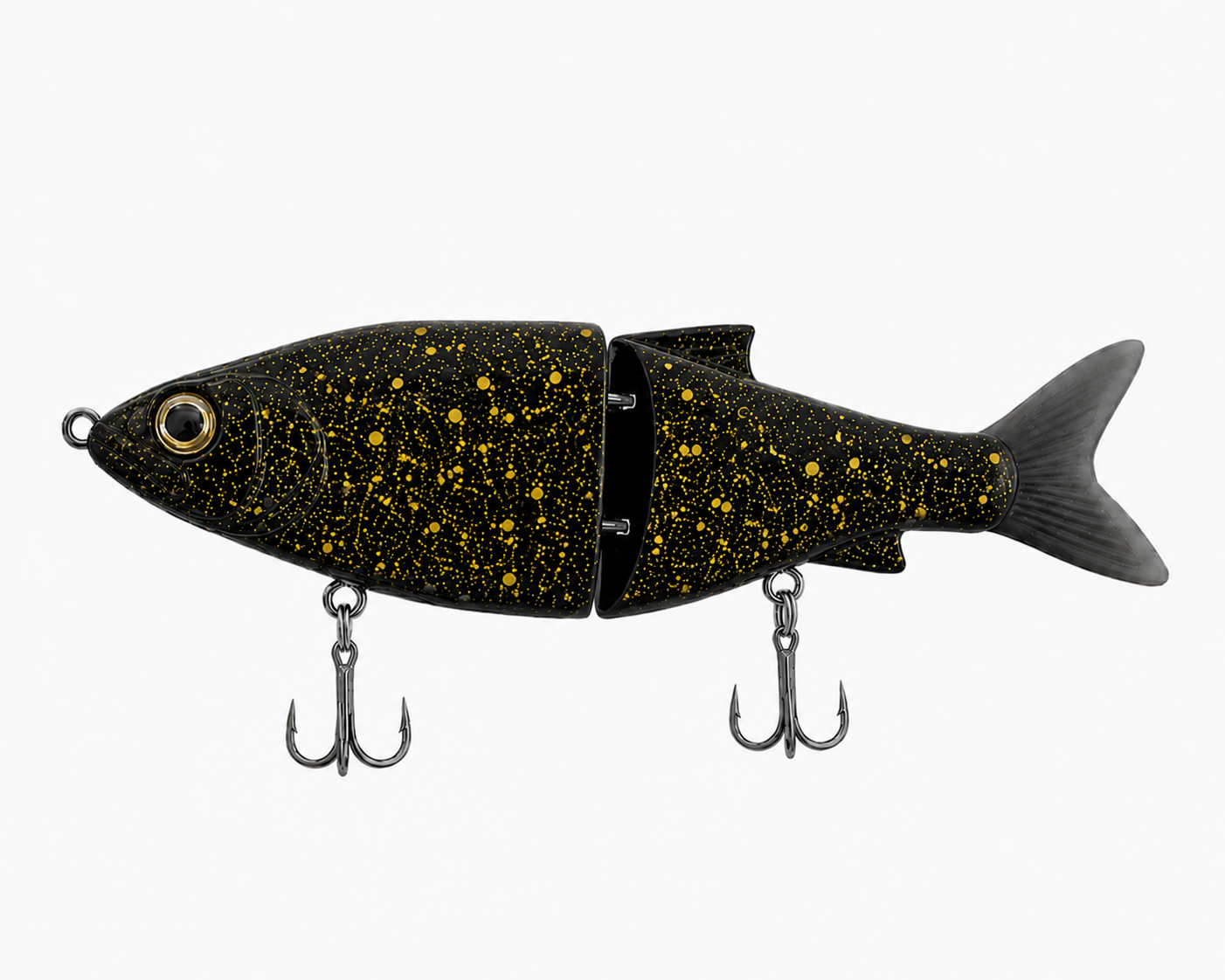 5 inch gold splatter glide bait