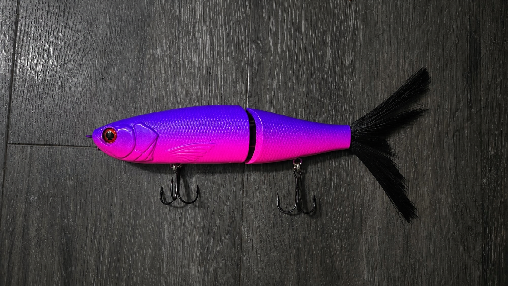 9 inch ladyfish glide bait "lavender mullet"