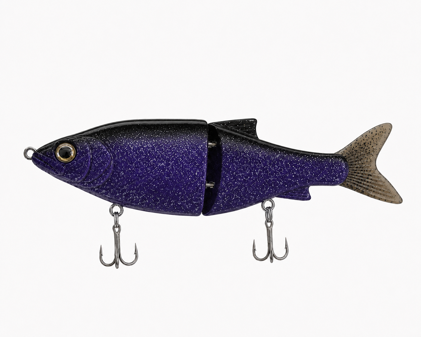 5 inch purple rain glide bait