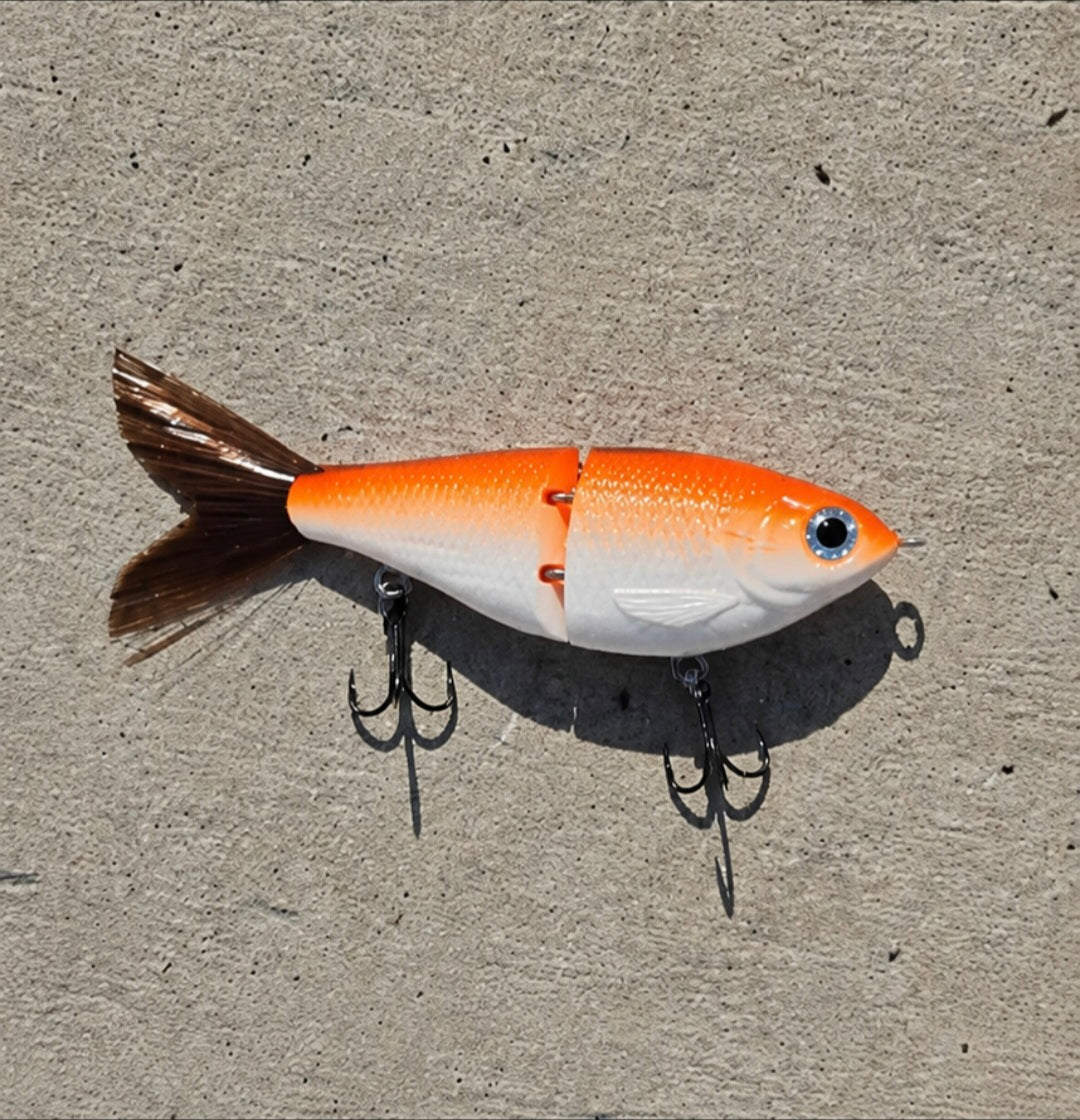 4 inch gold fish glide bait