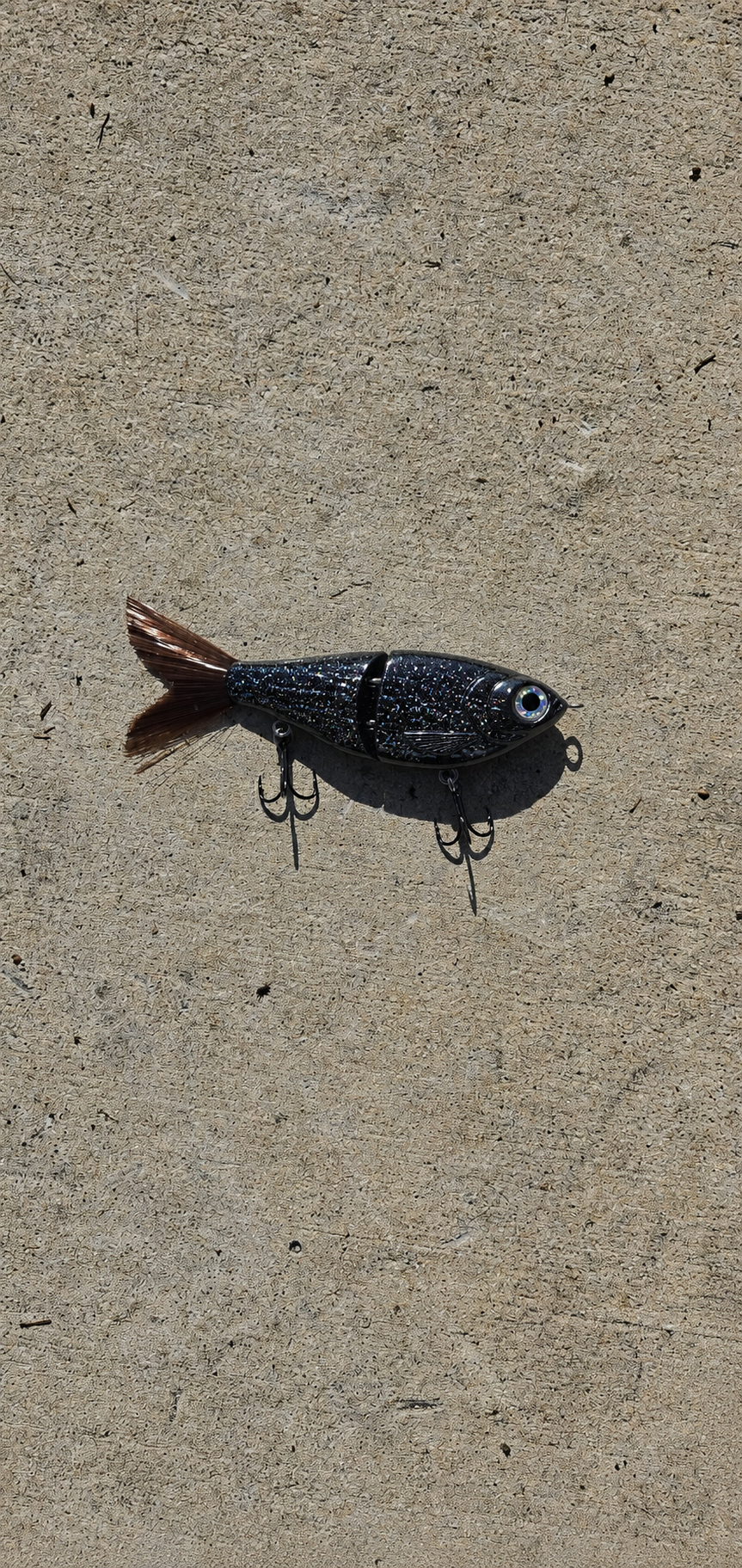 4 inch cosmic mullet glide bait