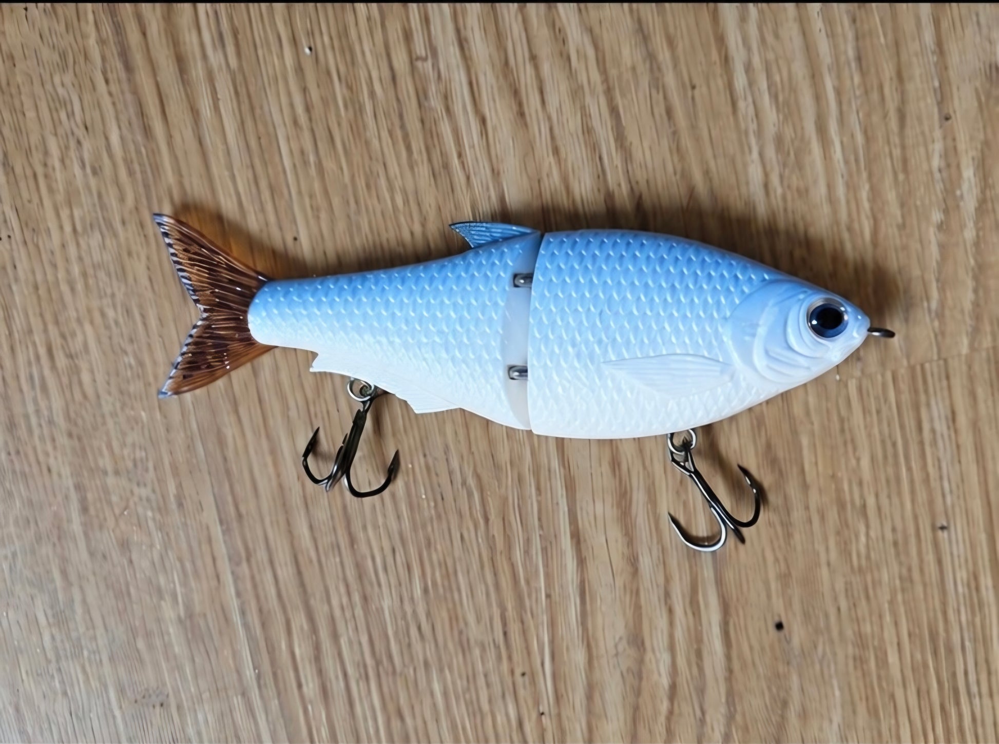 6.5 inch glacier shad glide bait