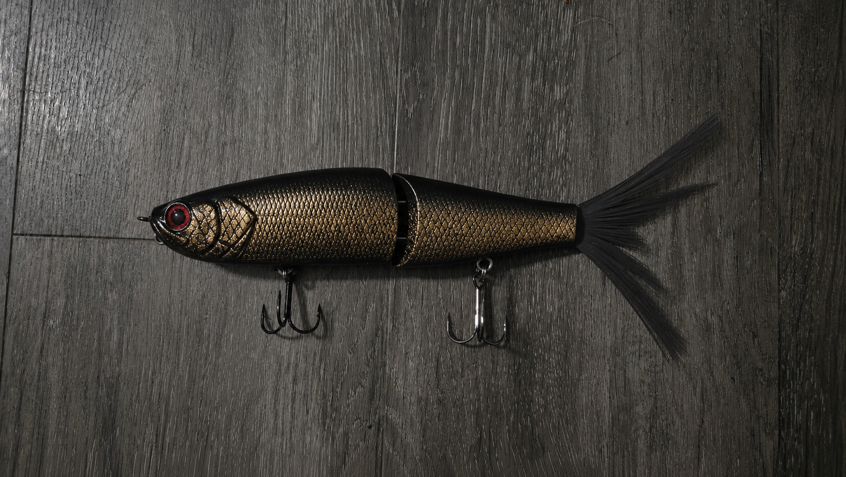 9 inch ladyfish glide bait "gold digger"