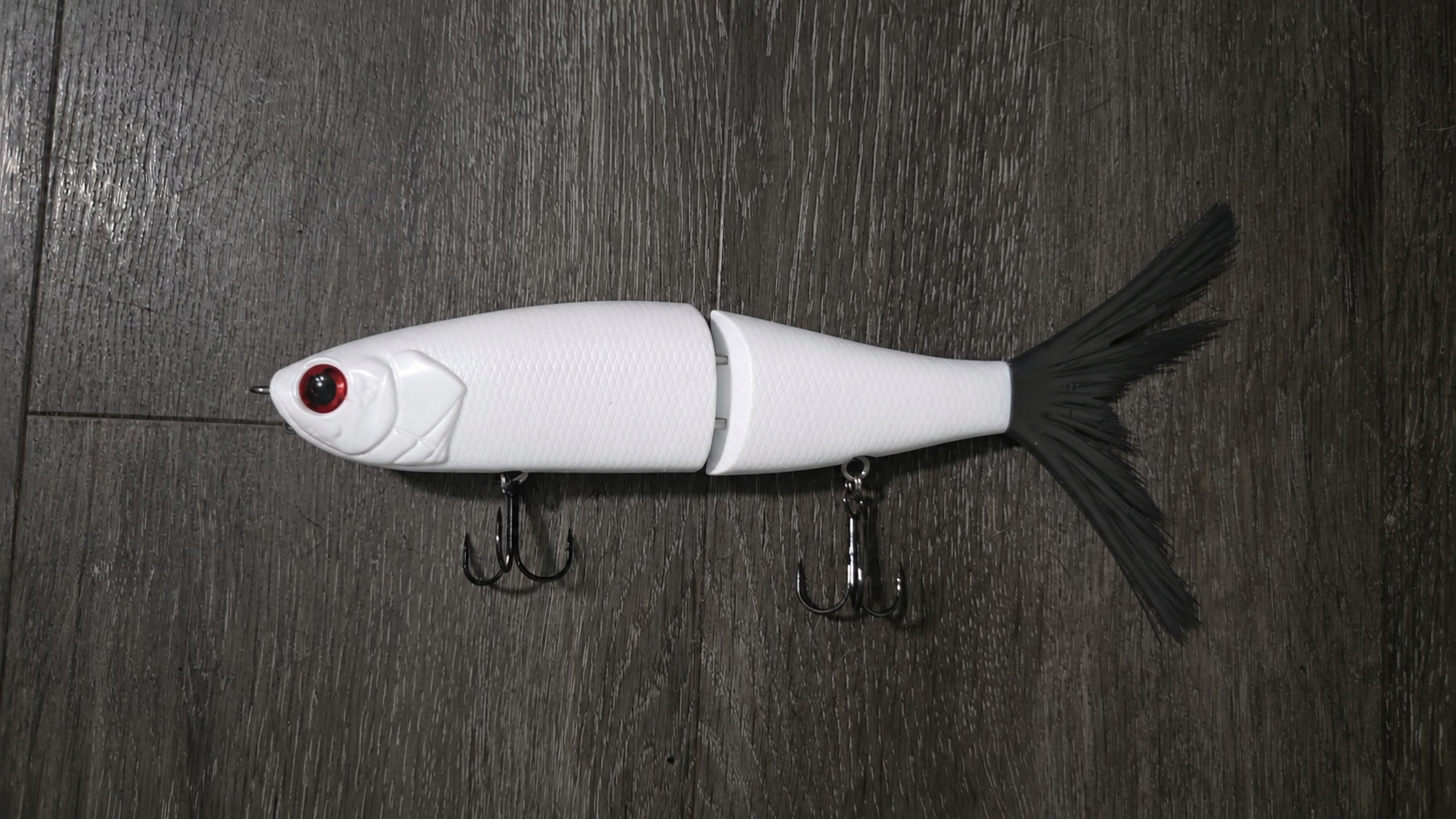 9 inch ladyfish glide bait "bone"