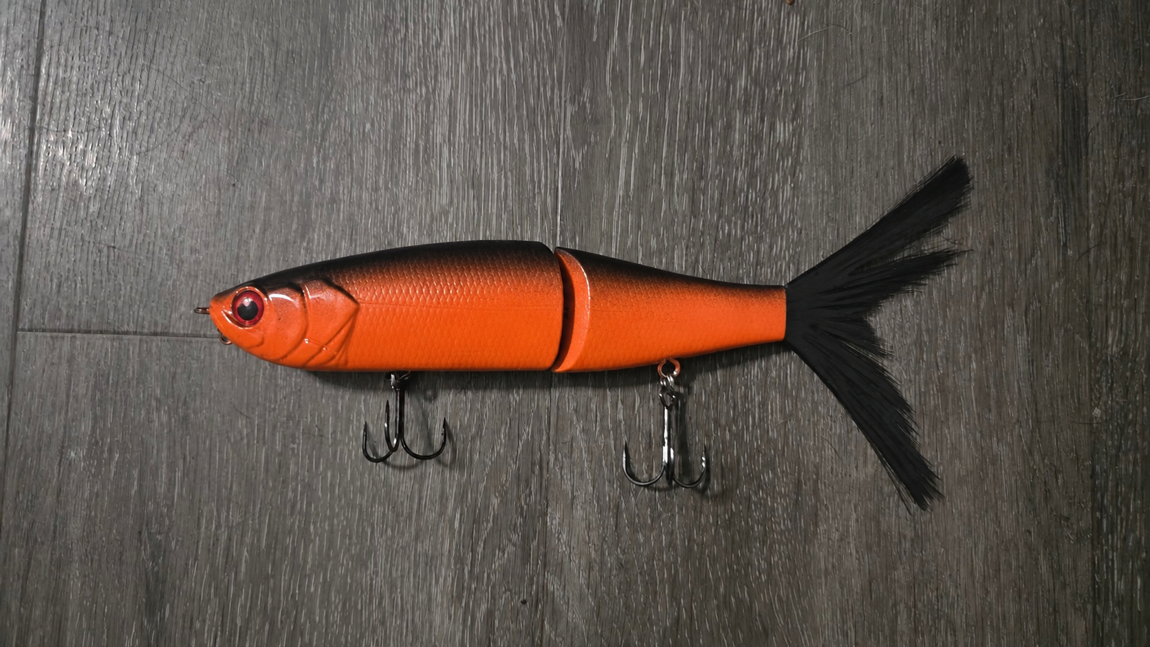 9 inch ladyfish glide bait "pumpkin"