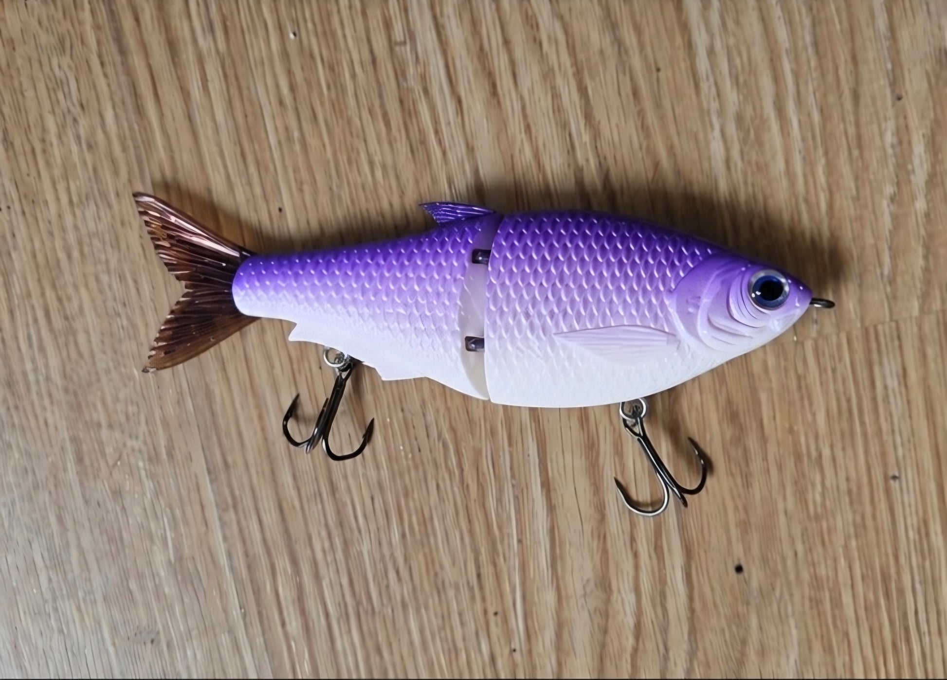 6.5 inch ghost grape glide bait