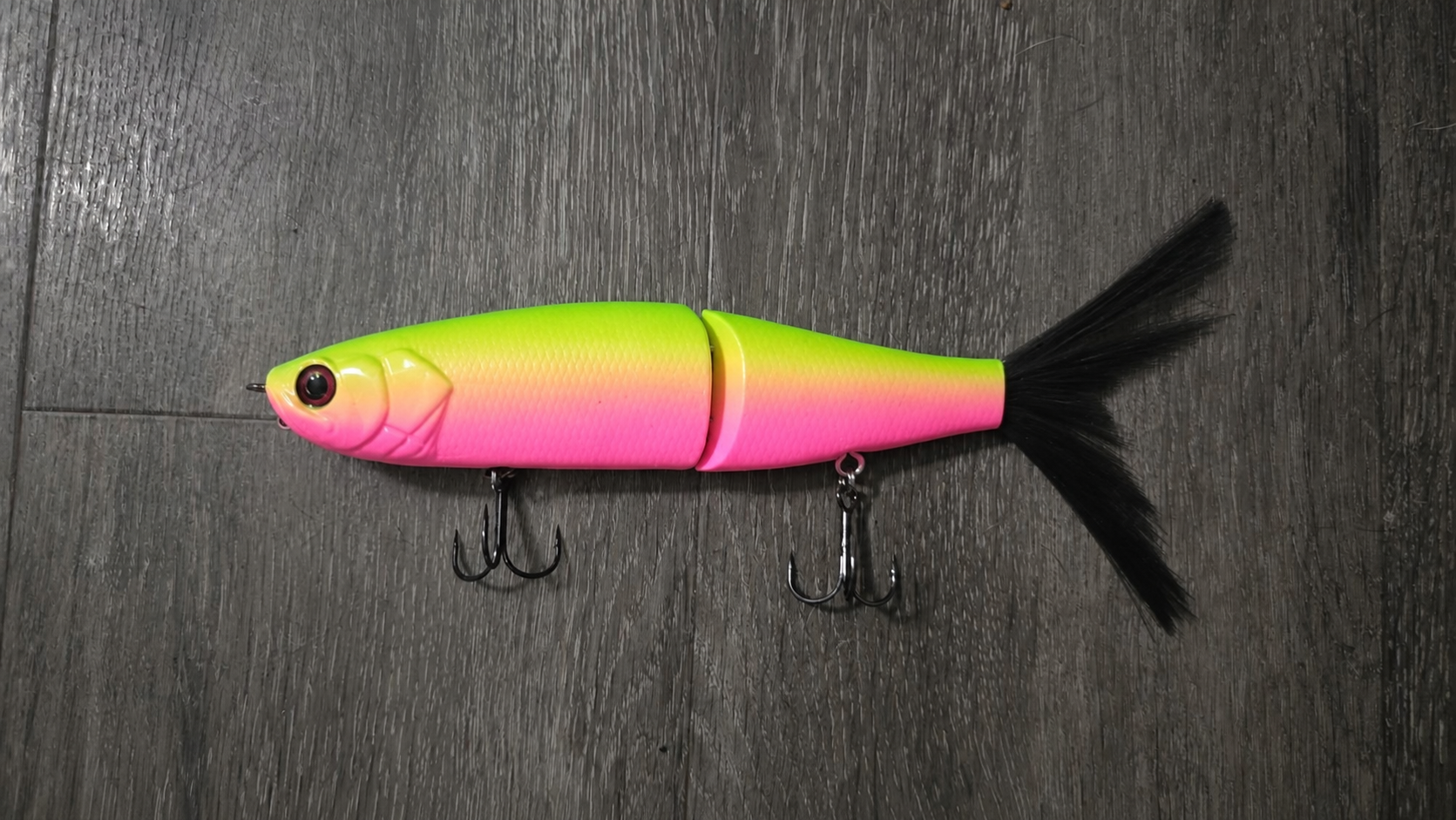 9 inch ladyfish glide bait "electric shinner"