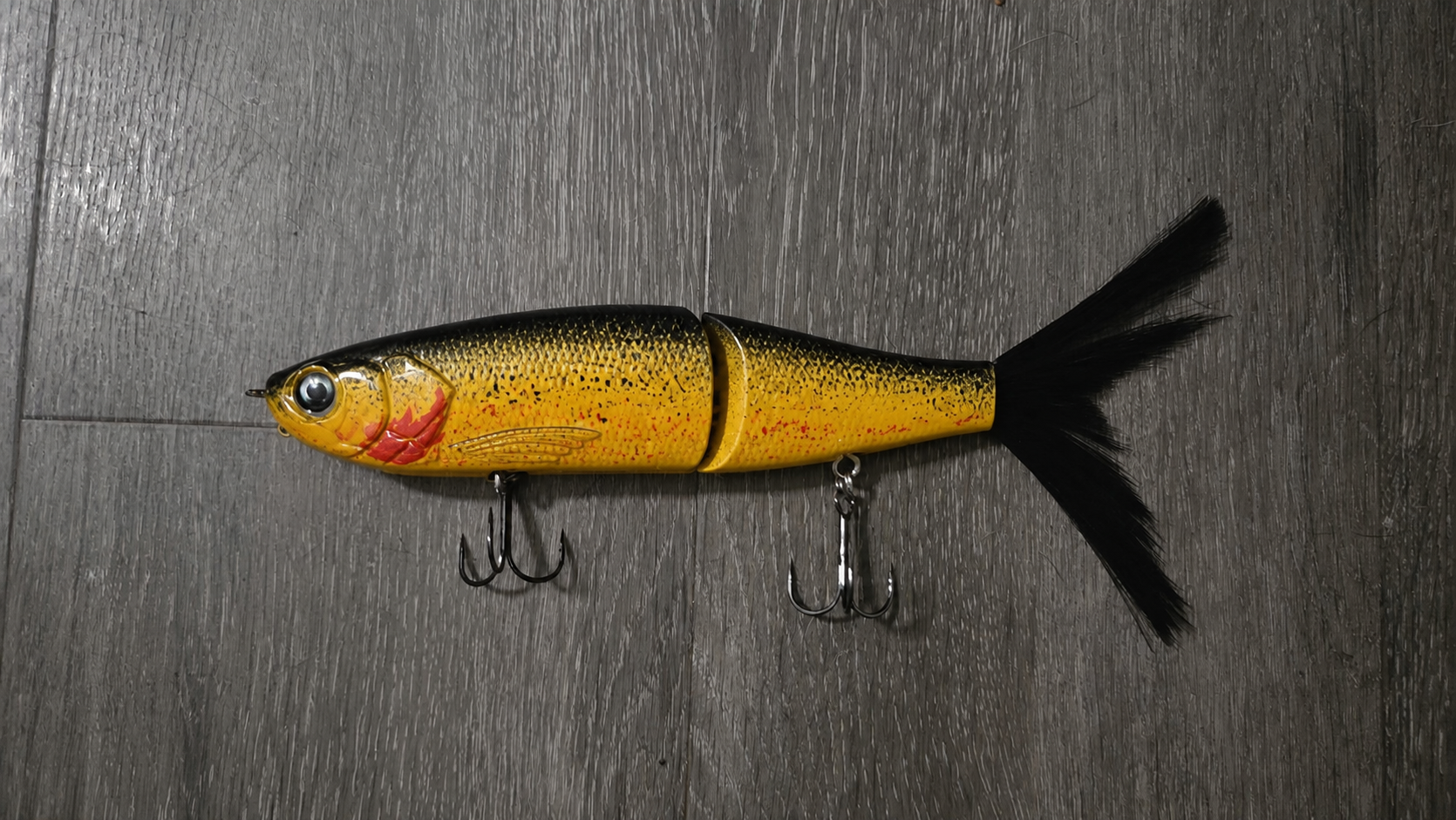 9 inch ladyfish glide bait "Friday the 13th"