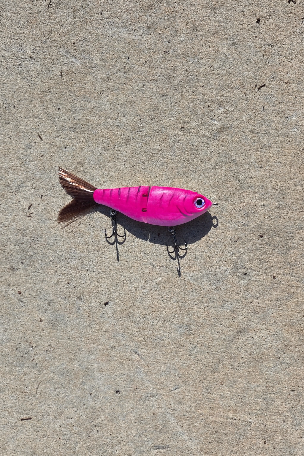4 inch poppin pink glide bait