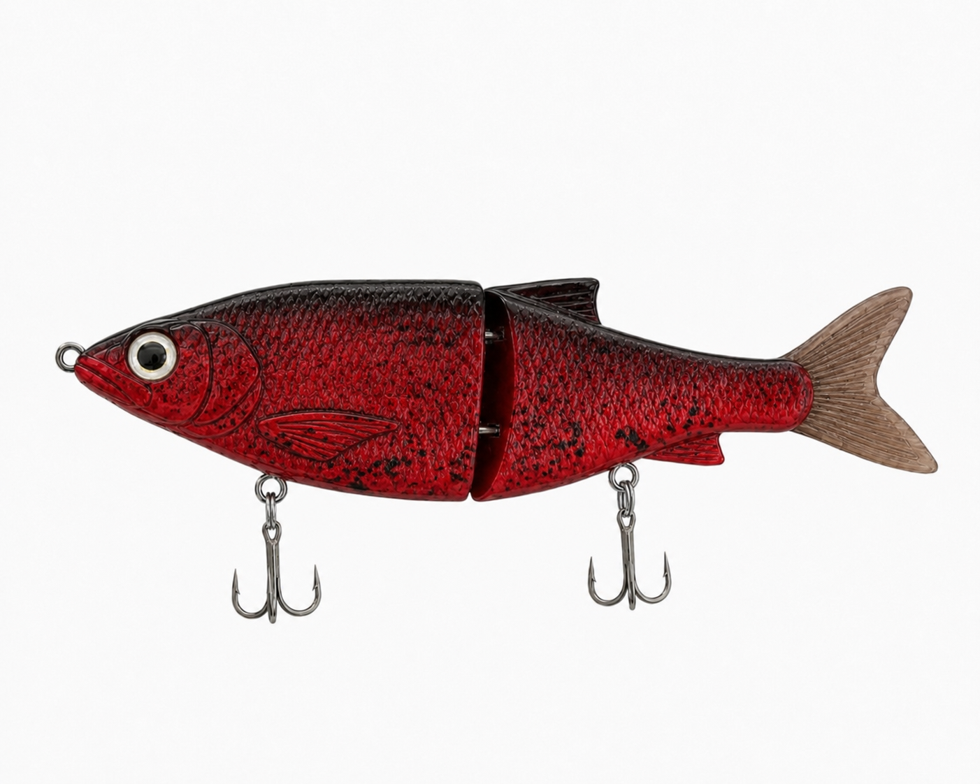 5 inch red October glide bait