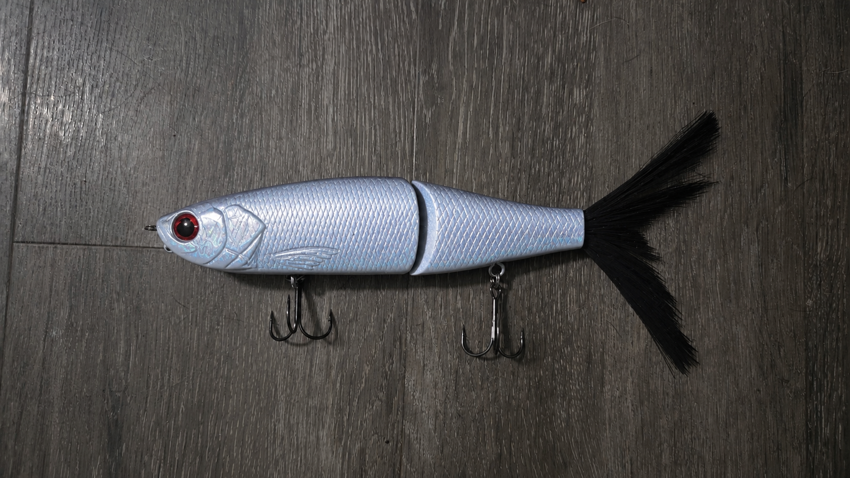 9 inch ladyfish glide bait "chrome hearts"