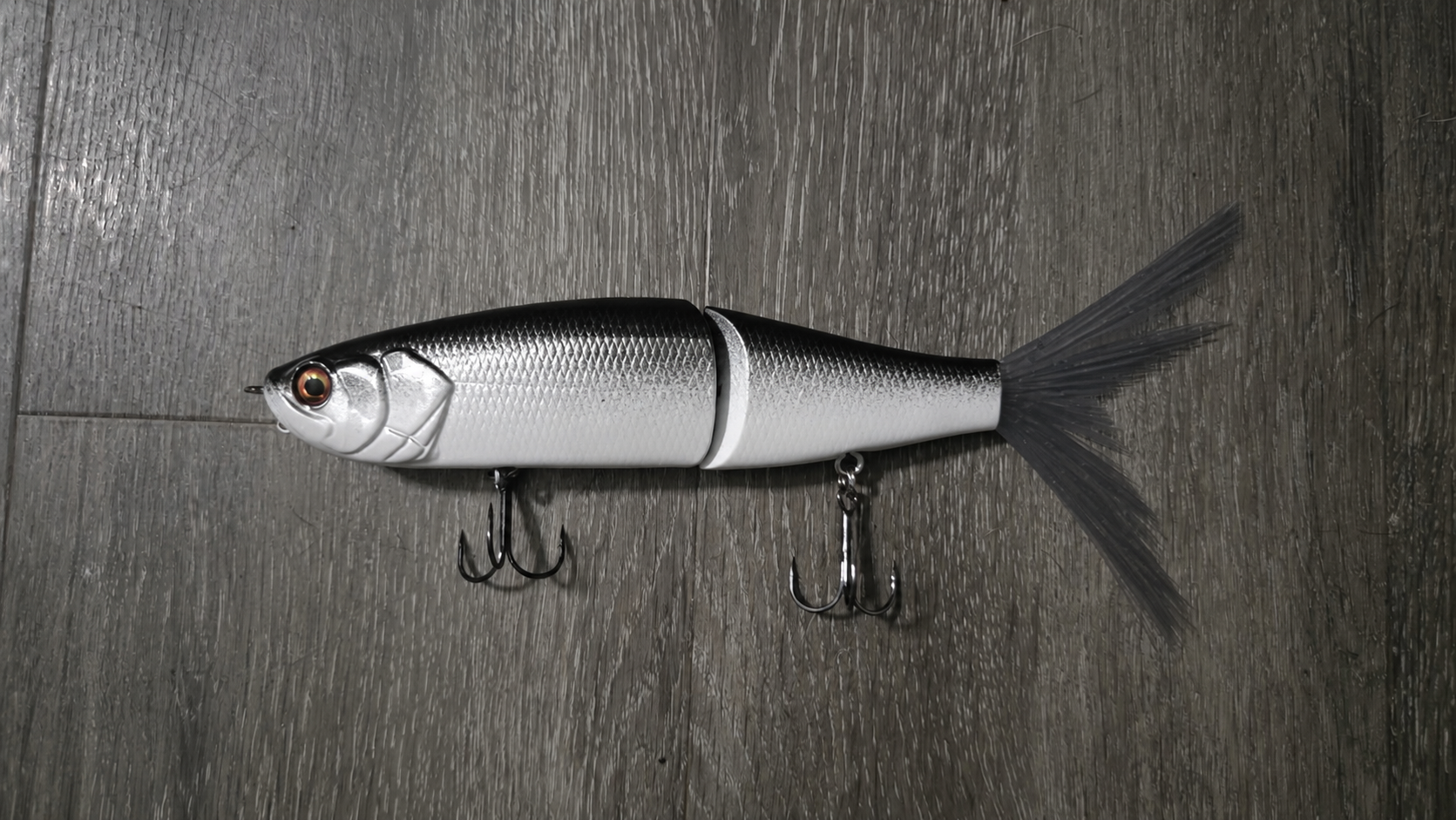 9 inch ladyfish glide bait "black mullet"