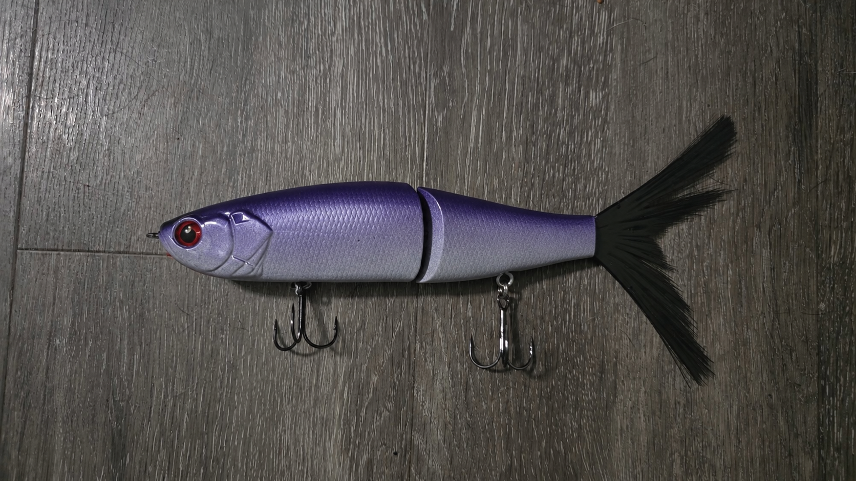 9 inch ladyfish glide bait "purple prowler"