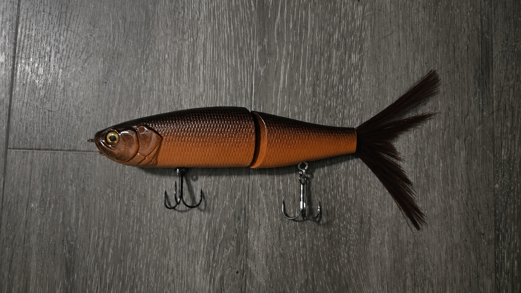9 inch ladyfish glide bait "mud minnow"